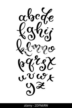 Handwritten Alphabet Font v4