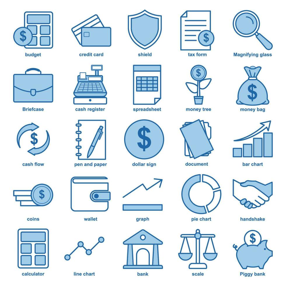 Business & Finance Icon Set