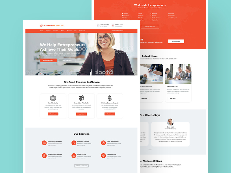 Corporate Business Website Design